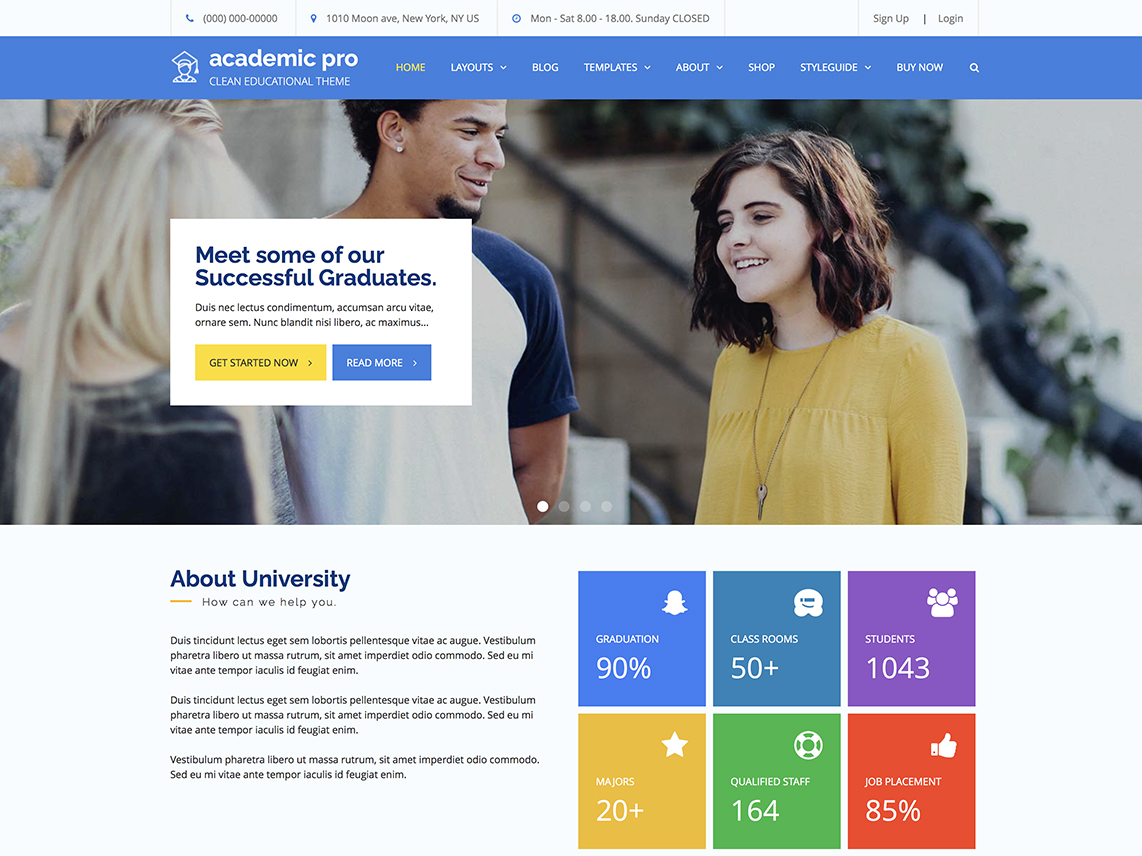 Academic Pro -Best Premium Education WordPress Themes and Templates 2020